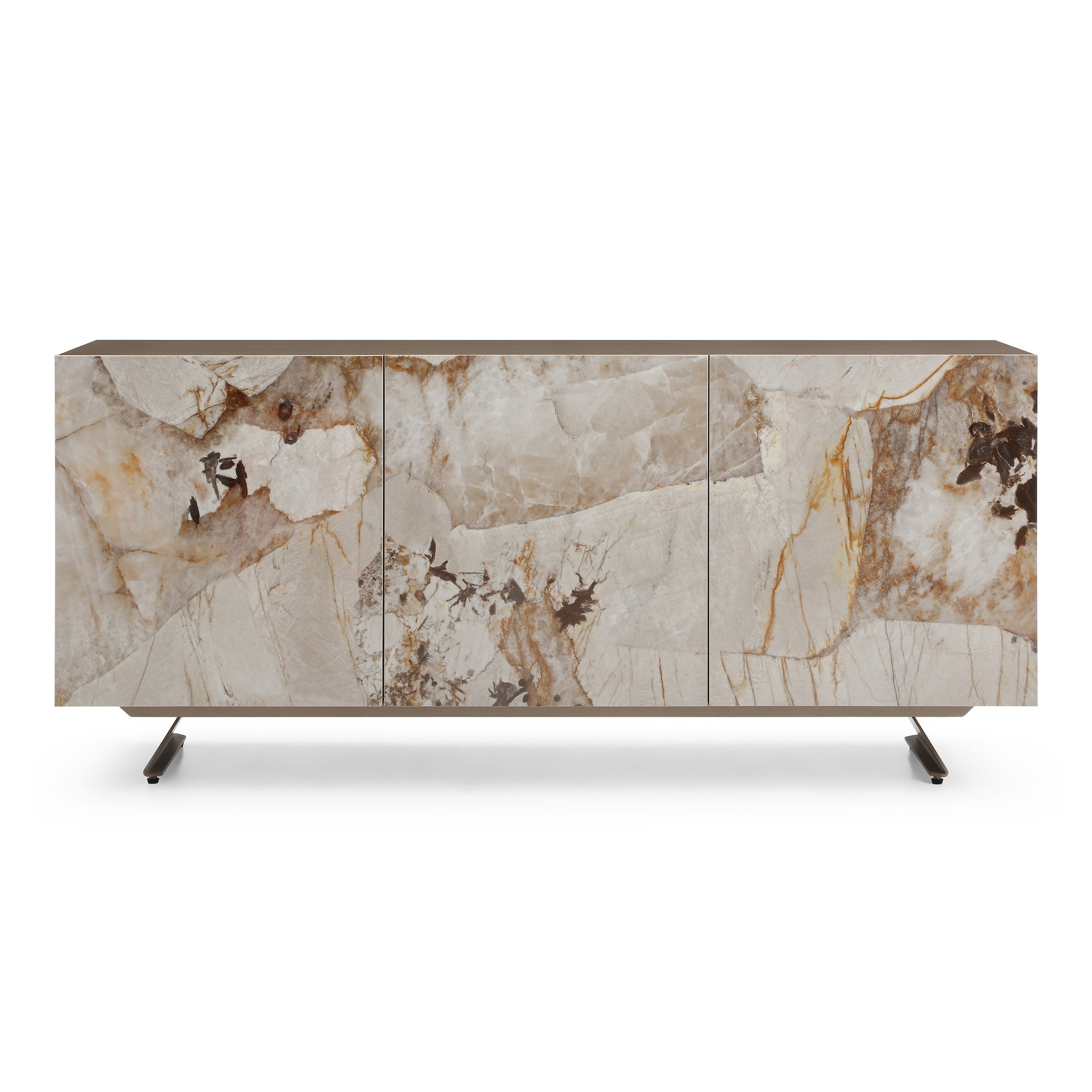 Dunster Contemporary Ceramic Metallic Buffet