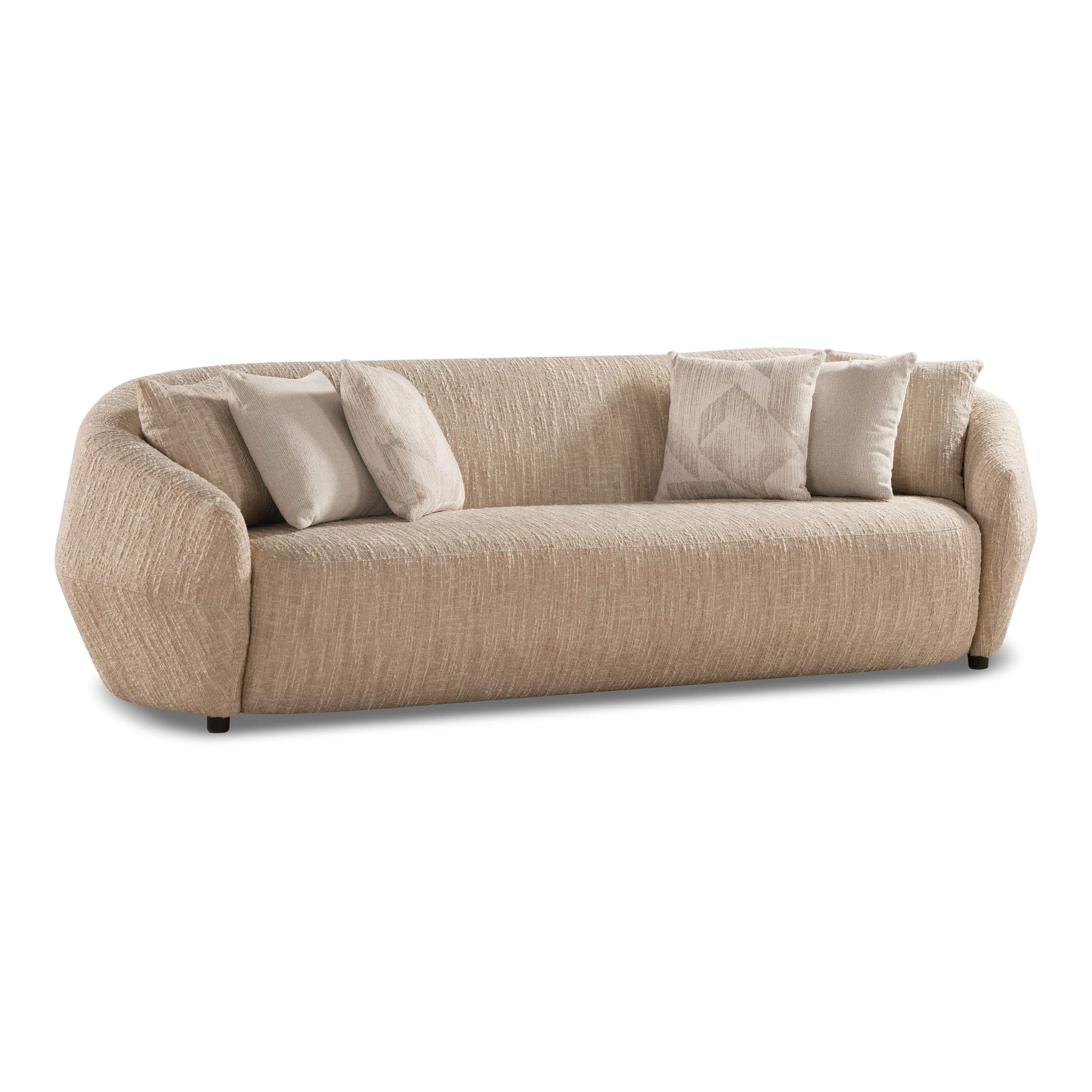 Belinda Modern Fabric 4-Seat Sofa