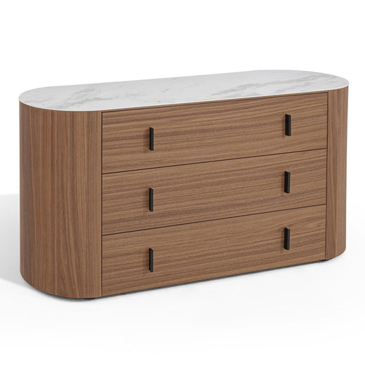 Chelton Contemporary Ceramic & 3-Drawer Dresser