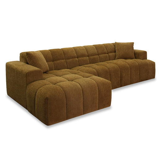 Shapiro Modern Fabric Sectional Sofa w/ Left Facing Chaise