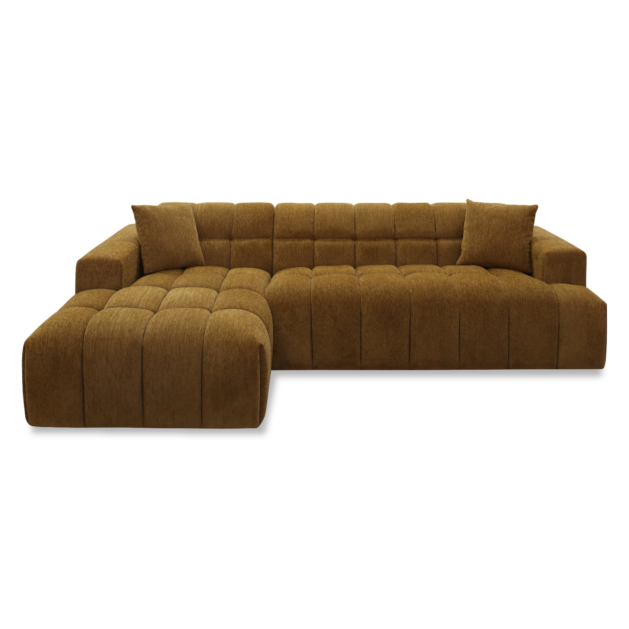 Shapiro Modern Fabric Sectional Sofa w/ Left Facing Chaise