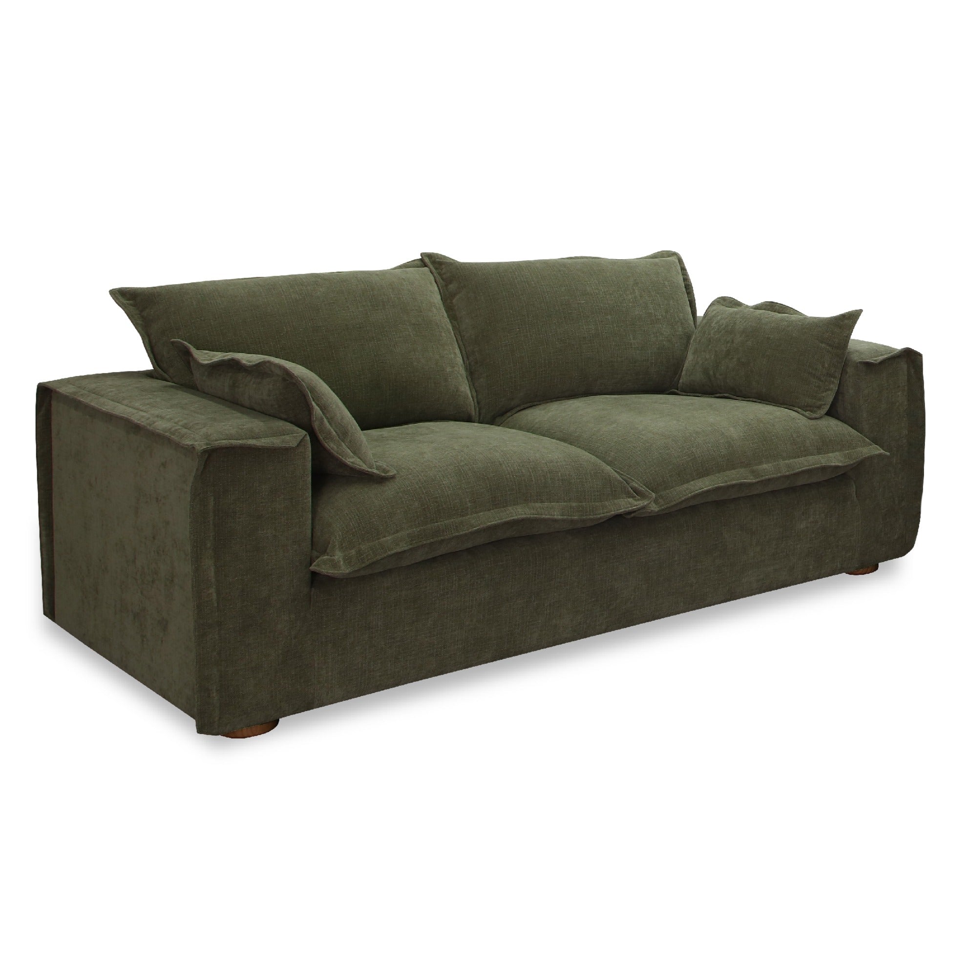 Durbin Modern Fabric Loveseat