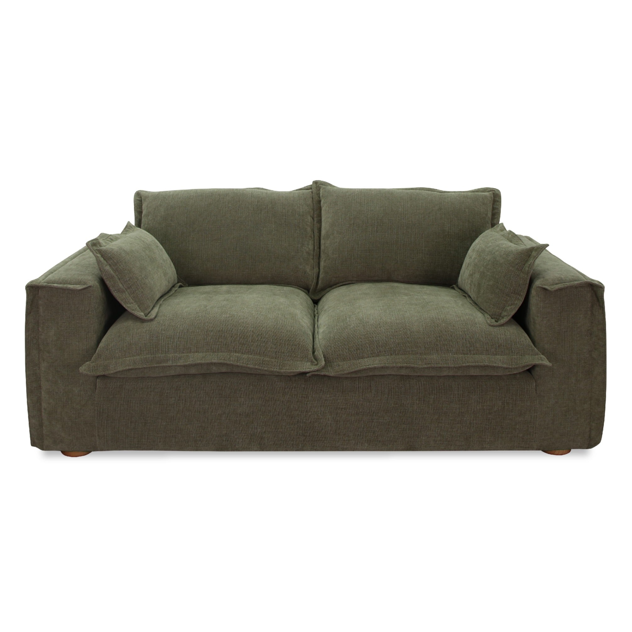 Durbin Modern Fabric Loveseat