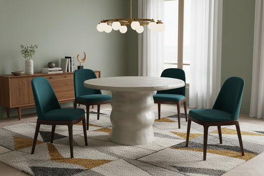Nouveau Sosso - Modern Round Concrete Dining Table