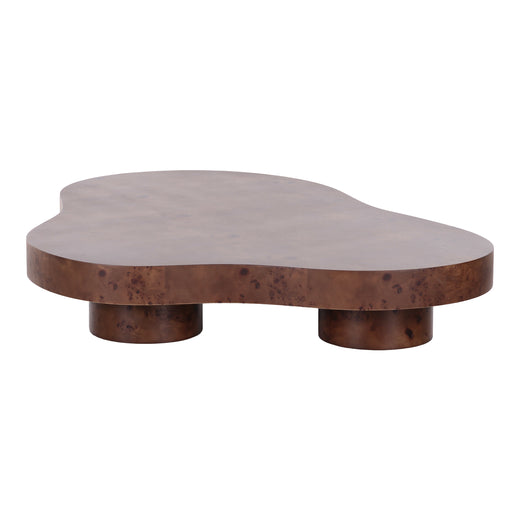 Nouveau Larch - Modern Dark Burl Nesting Table Set