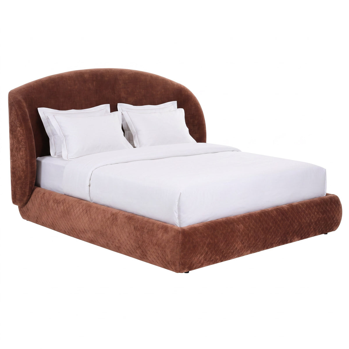 Stephanie - Modern Fabric Bed