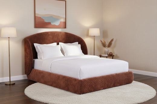 Stephanie - Modern Fabric Bed