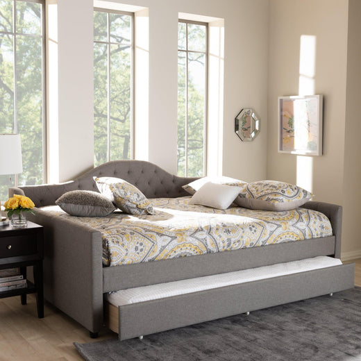 Eliza Modern and Contemporary Fabric Upholstered Daybed