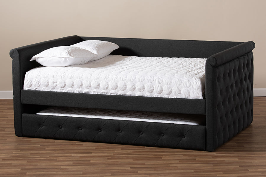 Alena Modern and Contemporary Fabric Upholstered Daybed