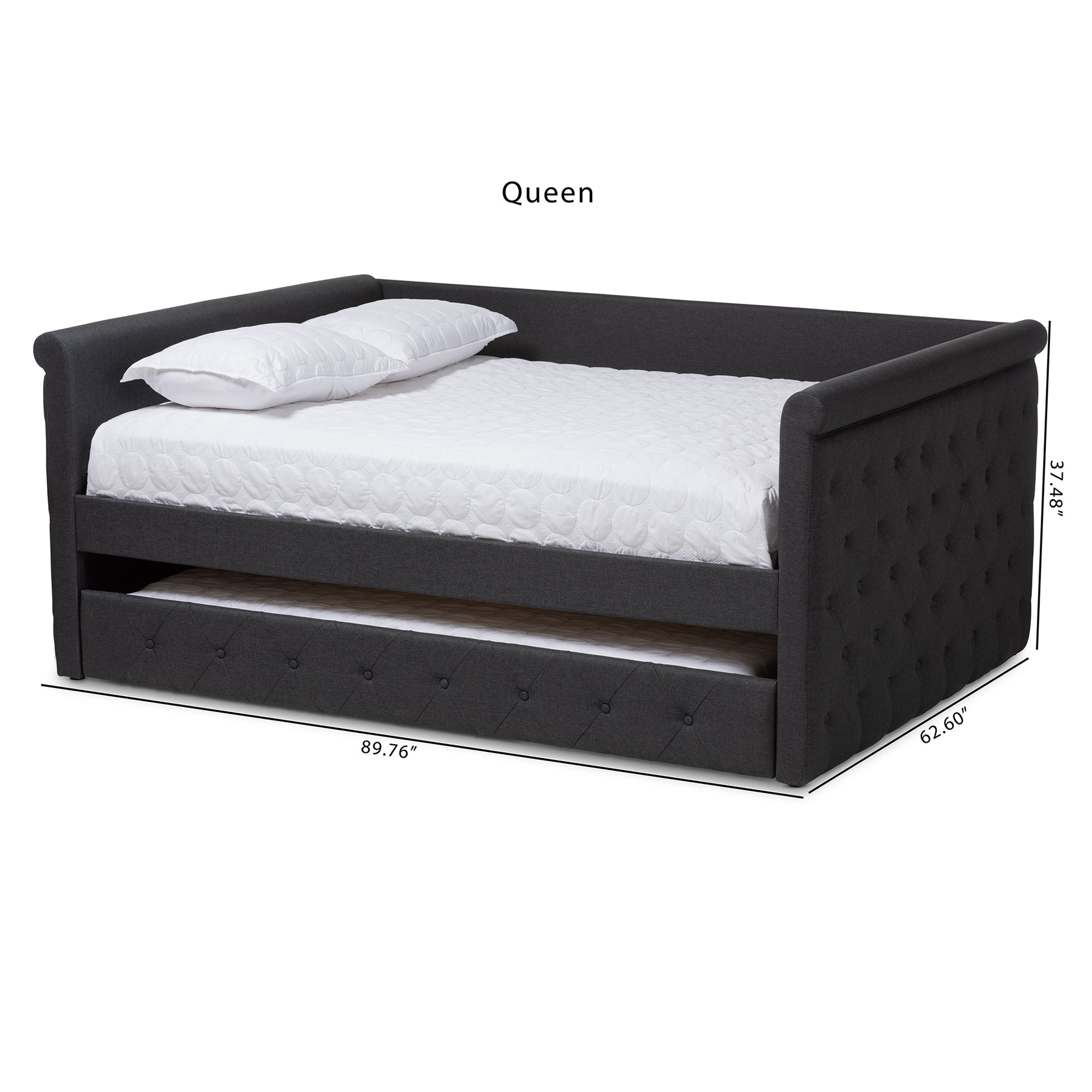 Alena Modern and Contemporary Fabric Upholstered Daybed