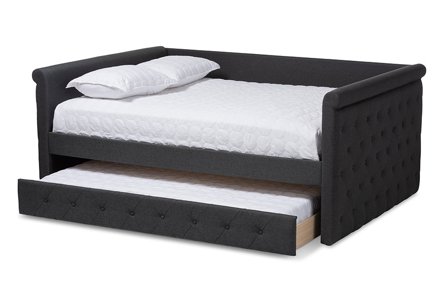 Alena Modern and Contemporary Fabric Upholstered Daybed
