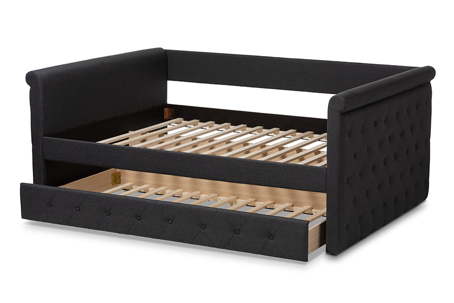 Alena Modern and Contemporary Fabric Upholstered Daybed
