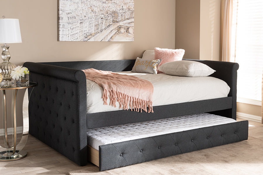 Alena Modern and Contemporary Fabric Upholstered Daybed