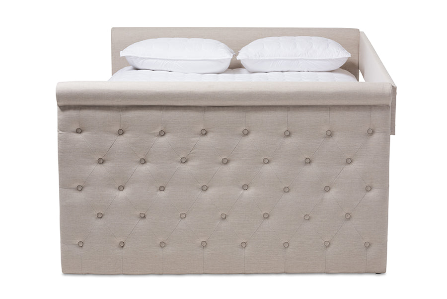 Alena Modern and Contemporary Fabric Upholstered Daybed