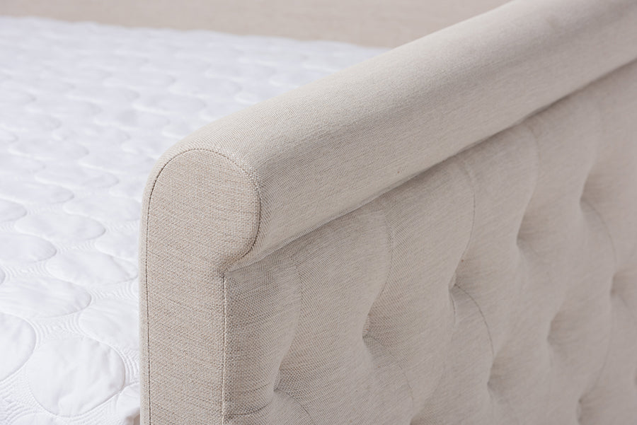 Alena Modern and Contemporary Fabric Upholstered Daybed