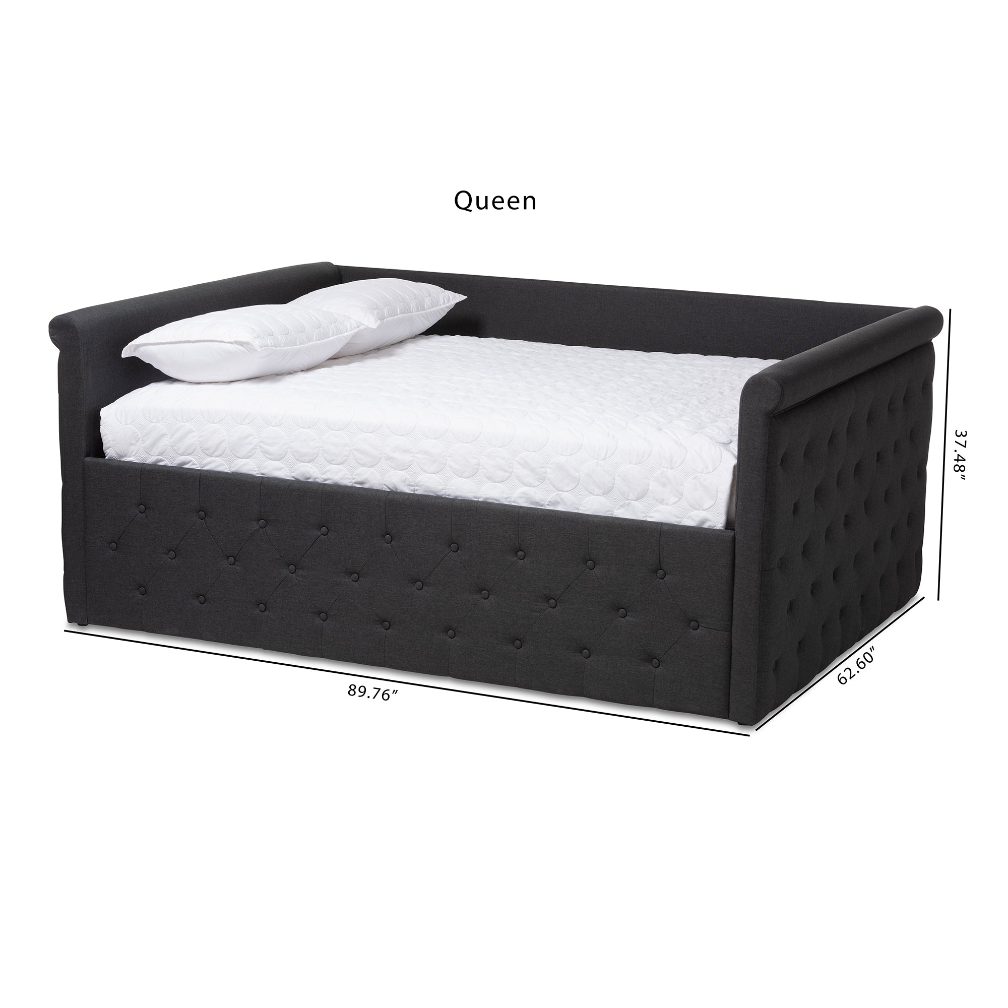 Amaya Modern and Contemporary Fabric Upholstered Daybed