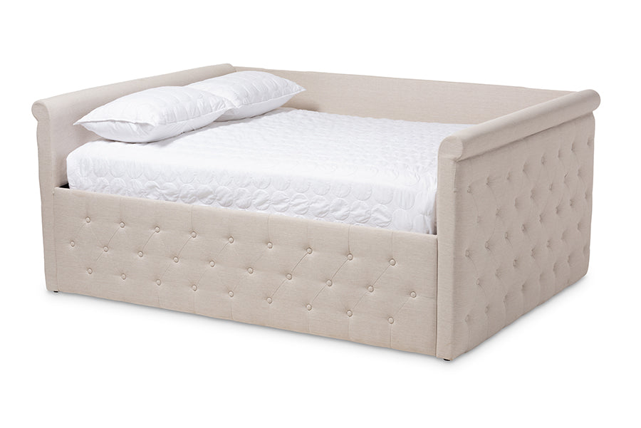 Amaya Modern and Contemporary Fabric Upholstered Daybed
