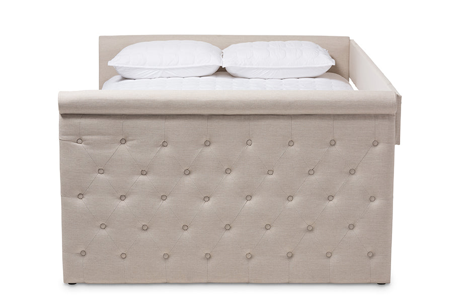 Amaya Modern and Contemporary Fabric Upholstered Daybed