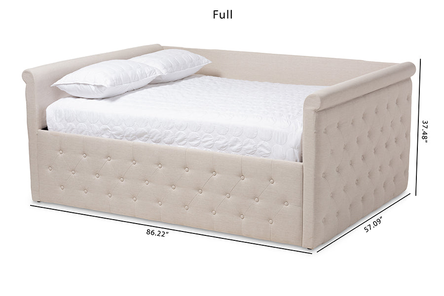 Amaya Modern and Contemporary Fabric Upholstered Daybed
