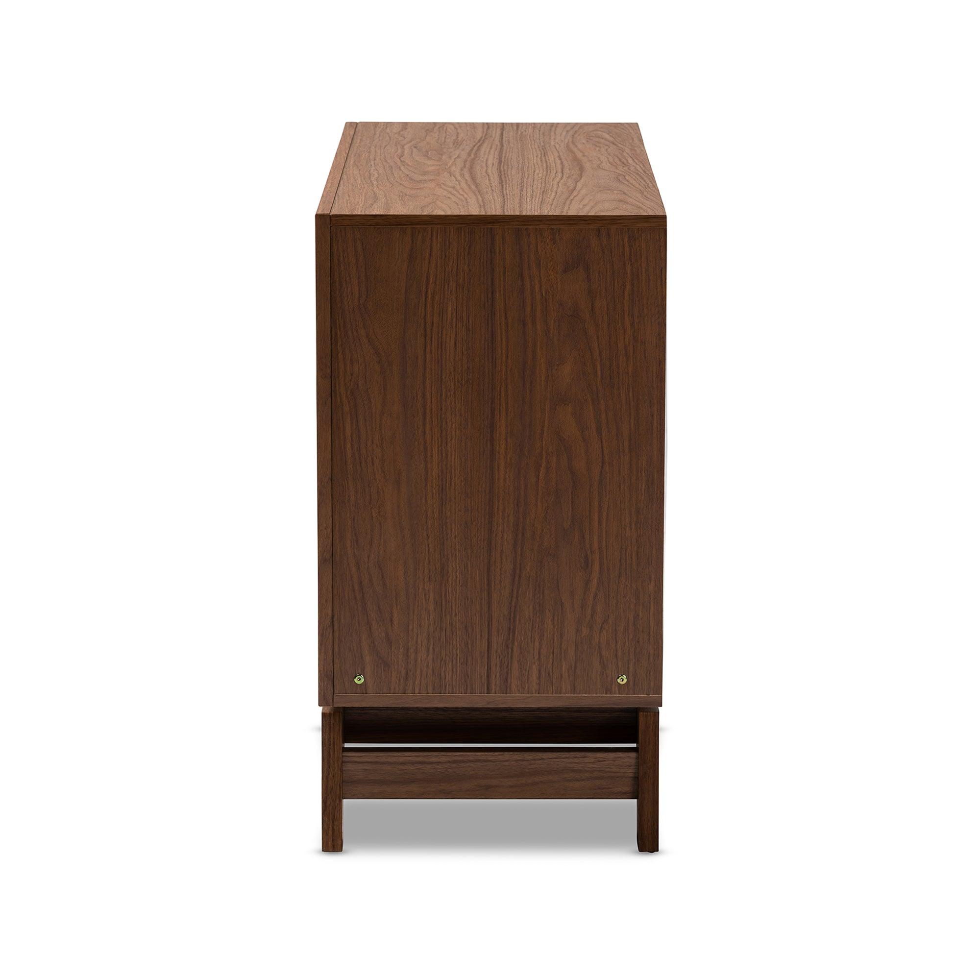 Svante Mid-Century Modern Multicolor Finished Wood 6-Drawer Chest