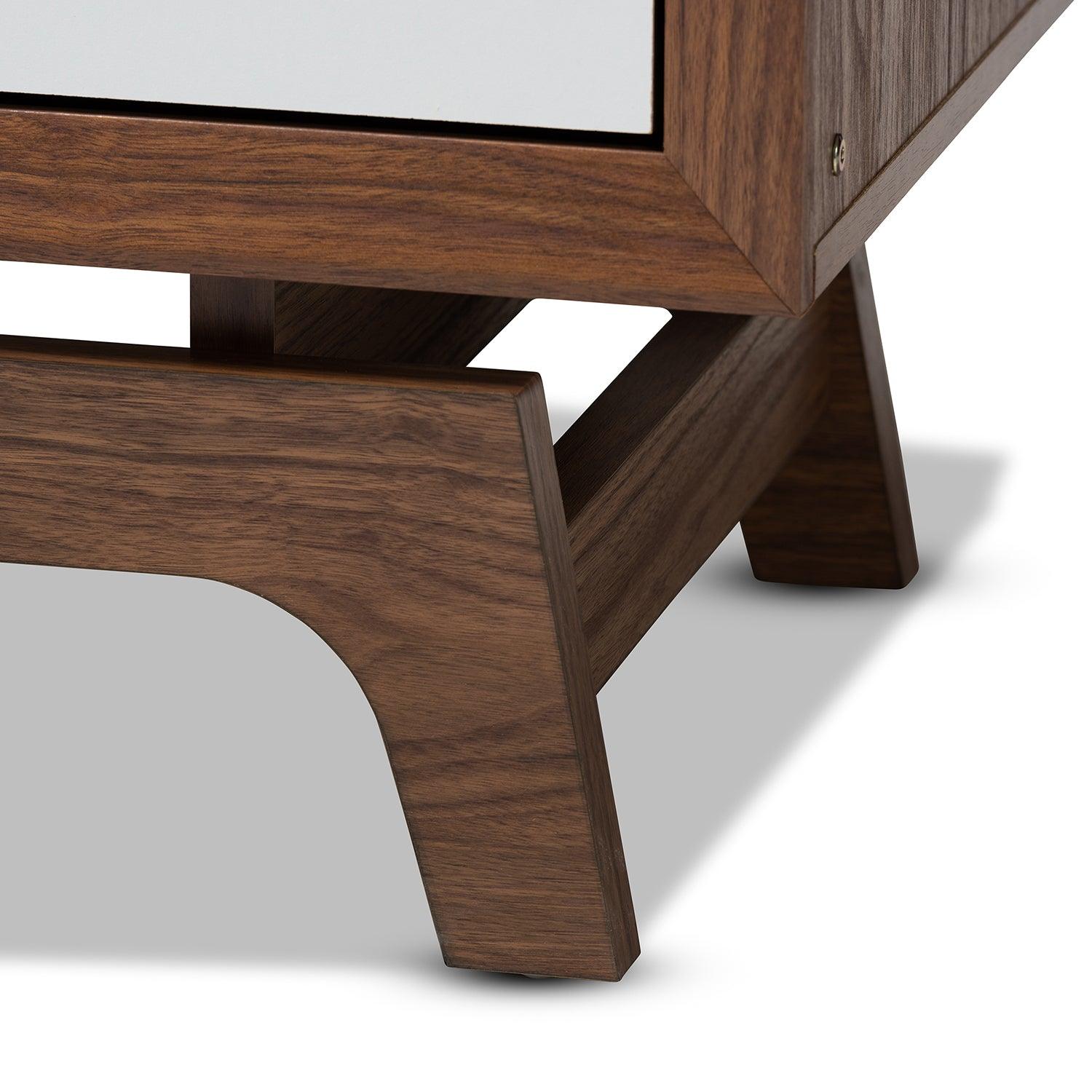Svante Mid-Century Modern Multicolor Finished Wood 6-Drawer Chest