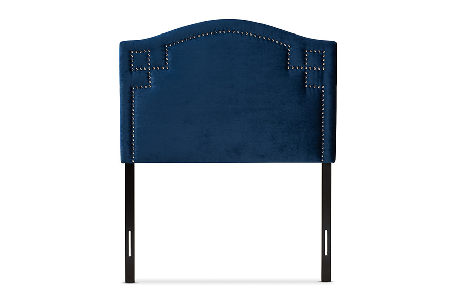 Aubrey Modern and Contemporary Velvet Fabric Upholstered Headboard