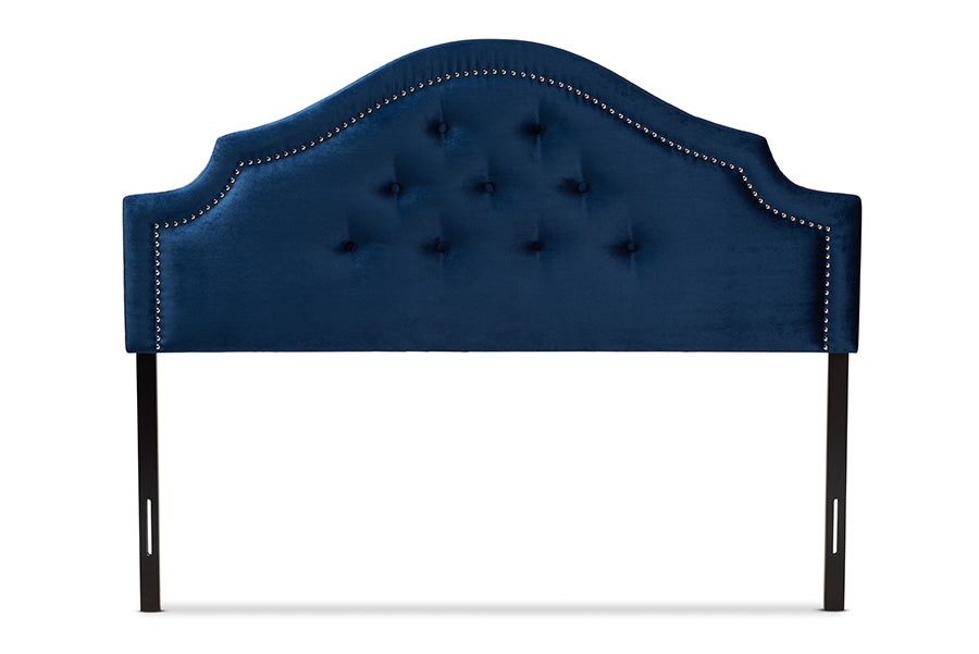 Cora Modern and Contemporary Velvet Fabric Upholstered Headboard