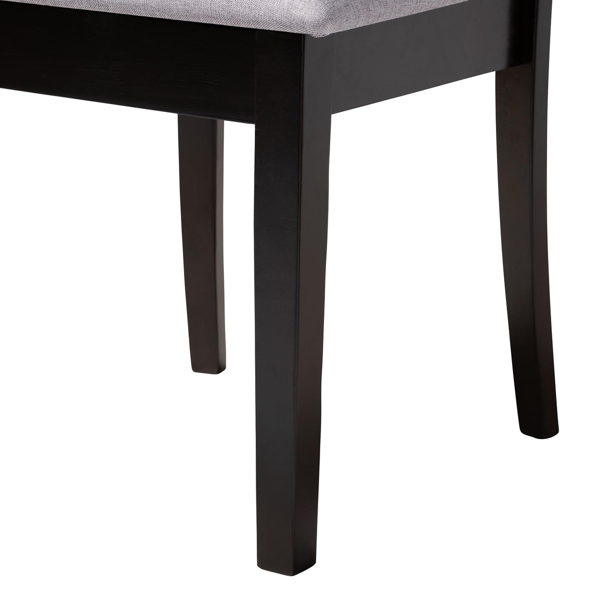 Bailey Modern Fabric and Finished Wood 5-Piece Dining Set