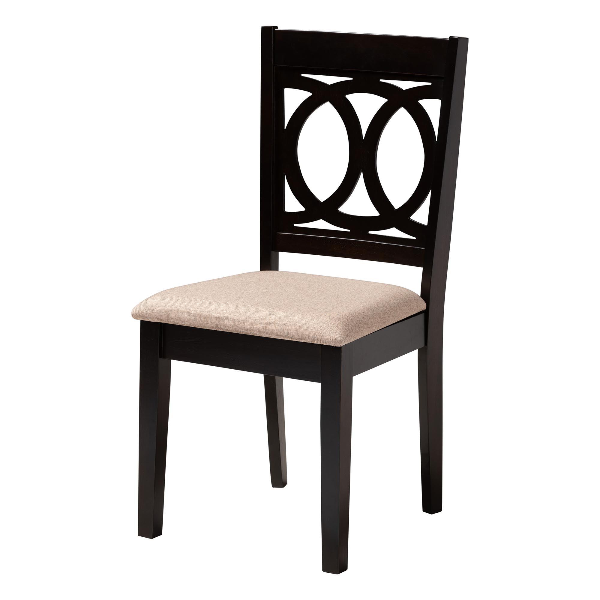 Kara Modern Sand Finished Wood 5-Piece Dining Set