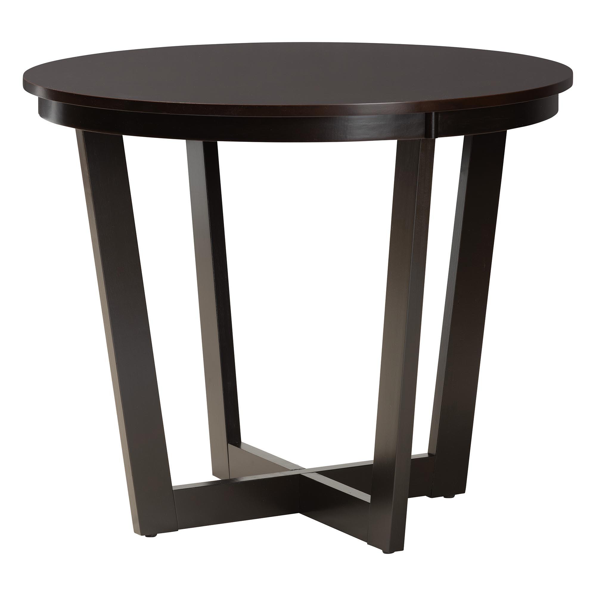 Kara Modern Sand Finished Wood 5-Piece Dining Set