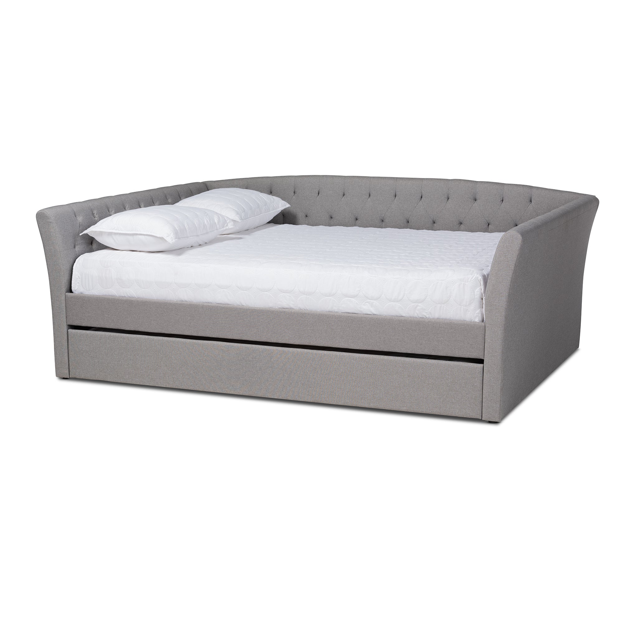 Delora Modern and Contemporary Fabric Upholstered Daybed