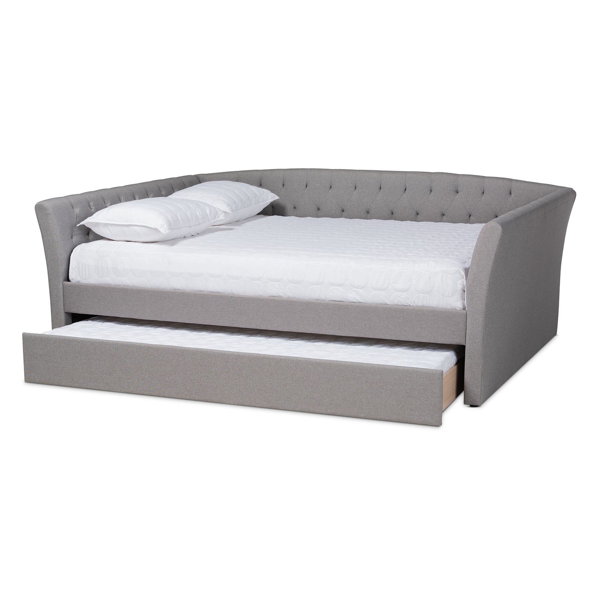 Delora Modern and Contemporary Fabric Upholstered Daybed
