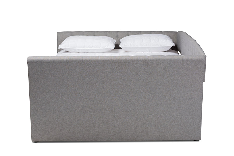 Delora Modern and Contemporary Fabric Upholstered Daybed