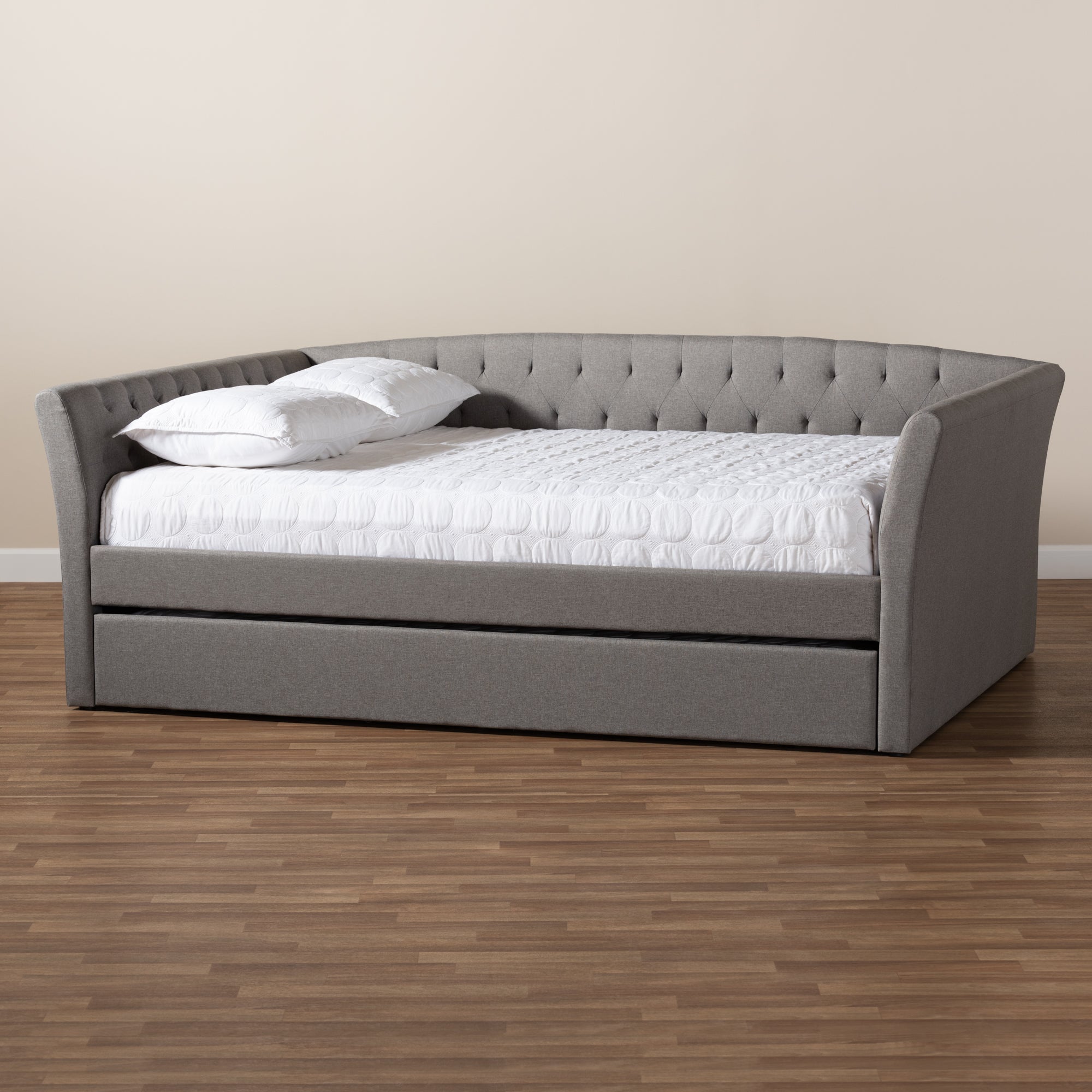 Delora Modern and Contemporary Fabric Upholstered Daybed