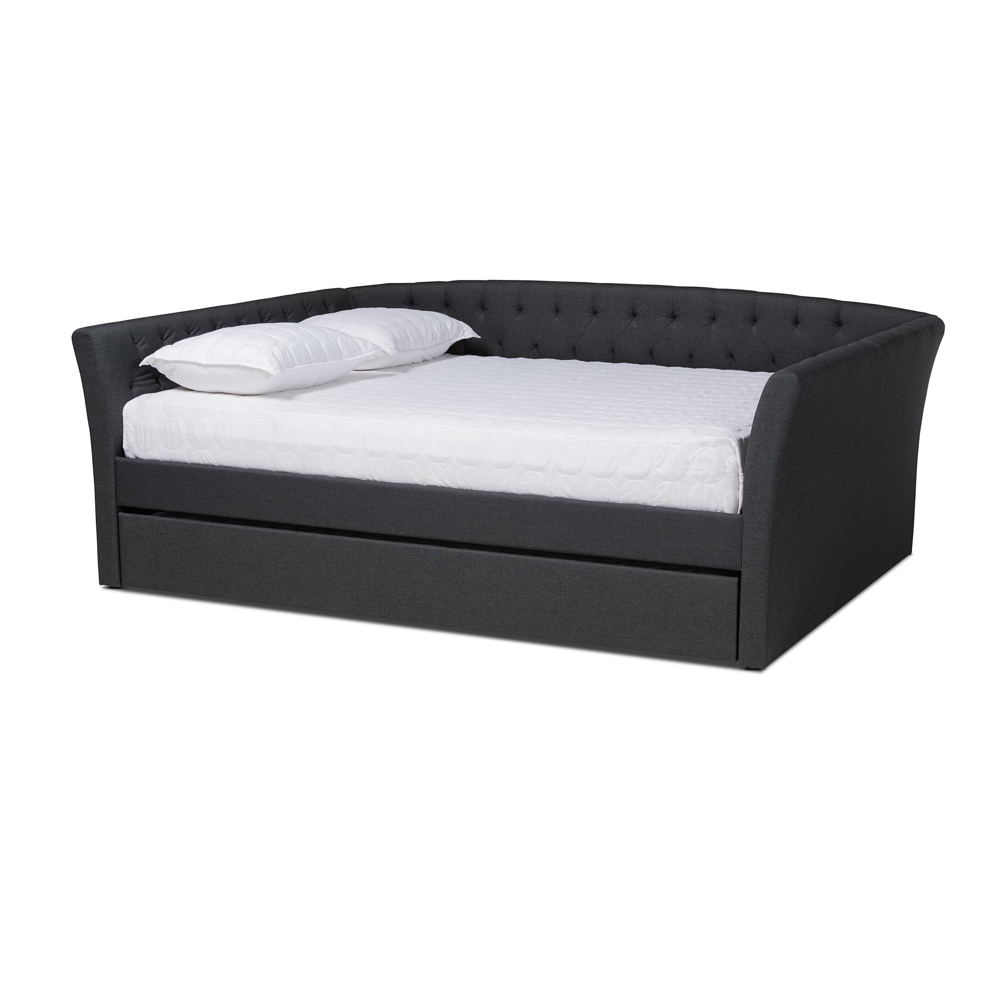 Delora Modern and Contemporary Fabric Upholstered Daybed