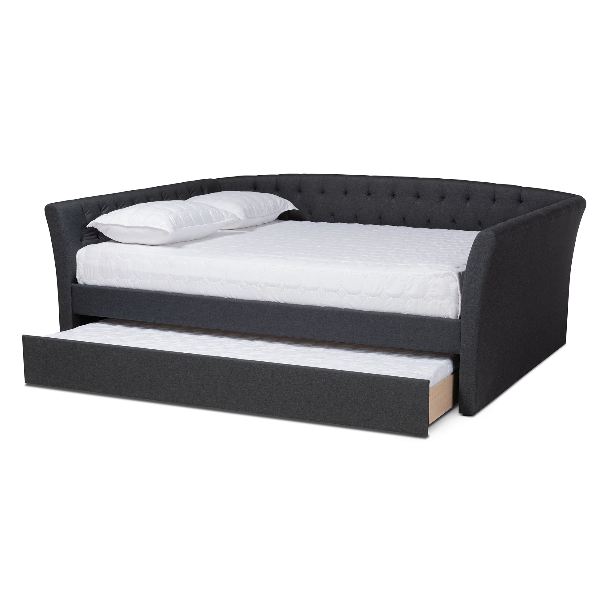 Delora Modern and Contemporary Fabric Upholstered Daybed