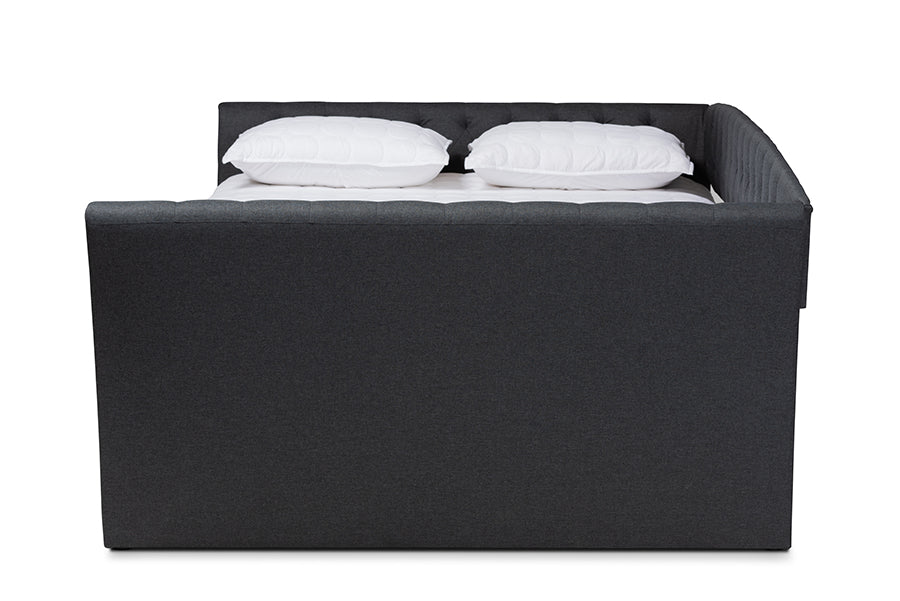 Delora Modern and Contemporary Fabric Upholstered Daybed