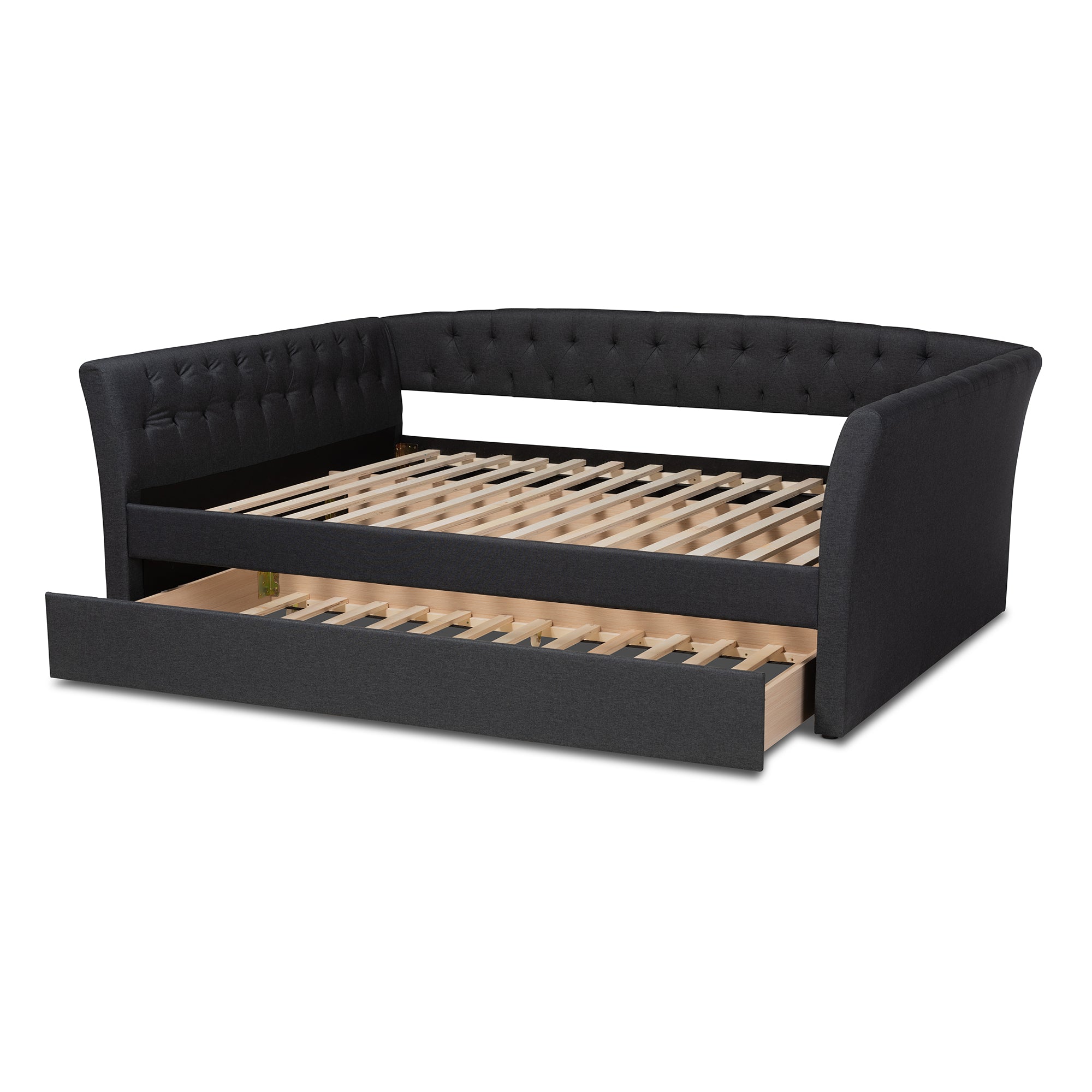 Delora Modern and Contemporary Fabric Upholstered Daybed