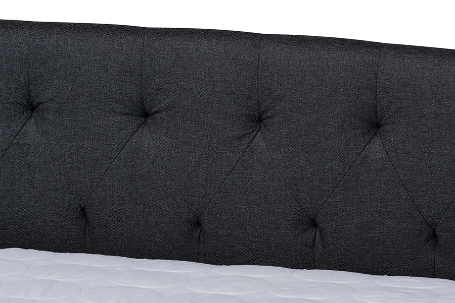 Delora Modern and Contemporary Fabric Upholstered Daybed
