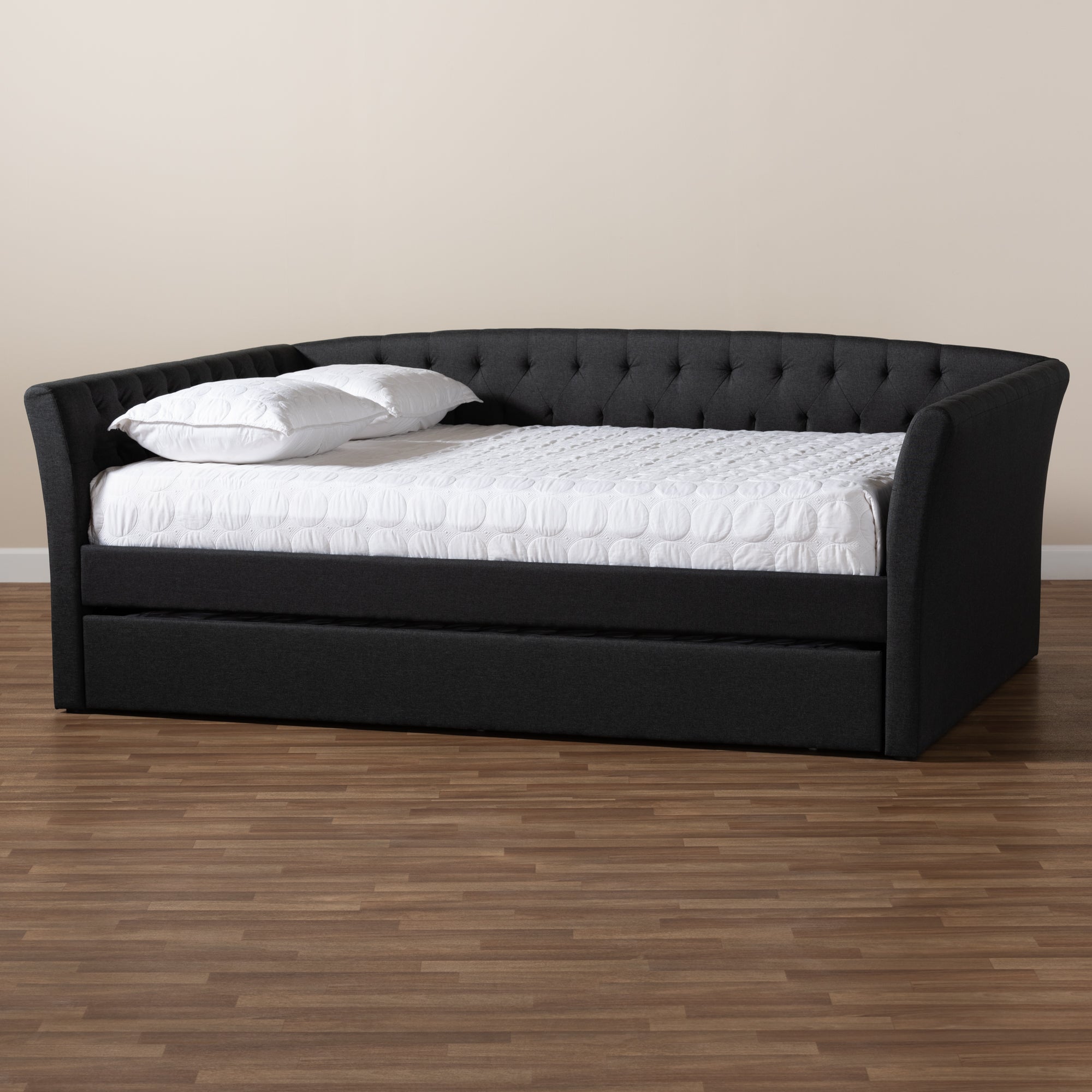 Delora Modern and Contemporary Fabric Upholstered Daybed