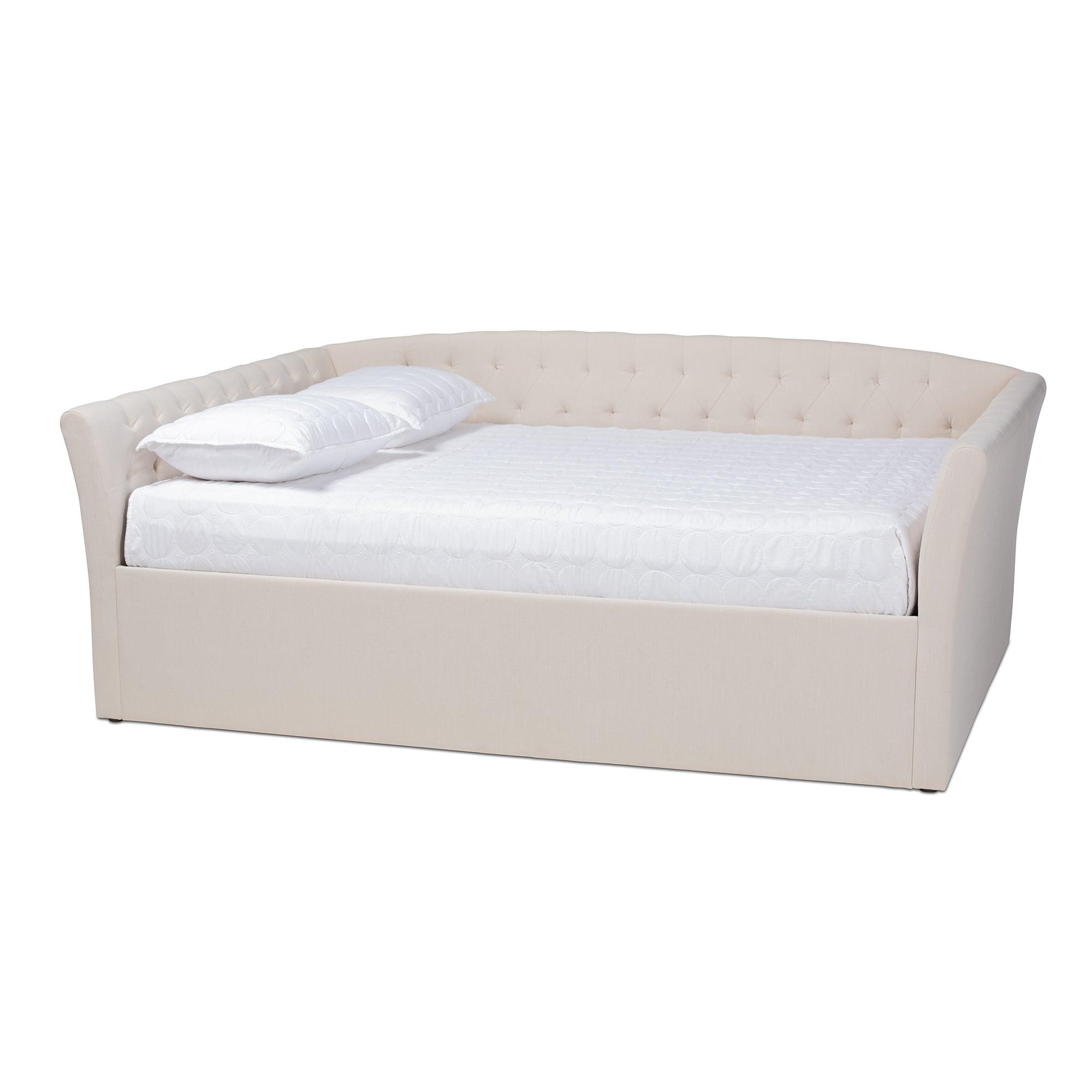 Delora Modern and Contemporary Fabric Upholstered Daybed