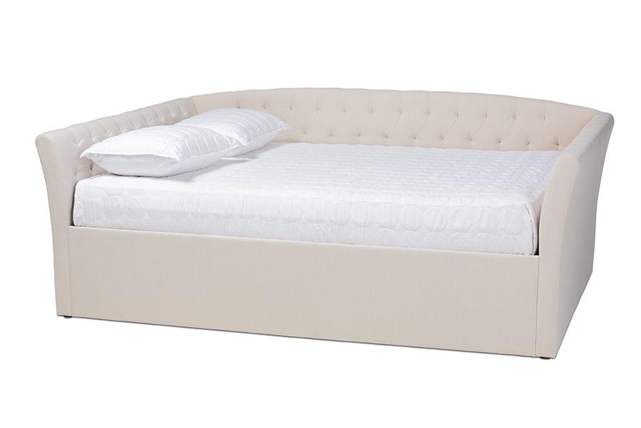 Delora Modern and Contemporary Fabric Upholstered Daybed