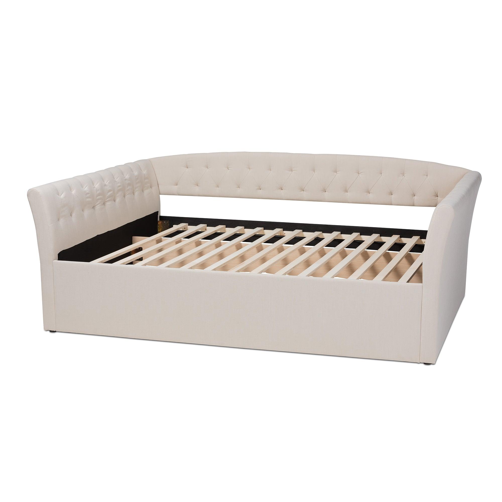 Delora Modern and Contemporary Fabric Upholstered Daybed