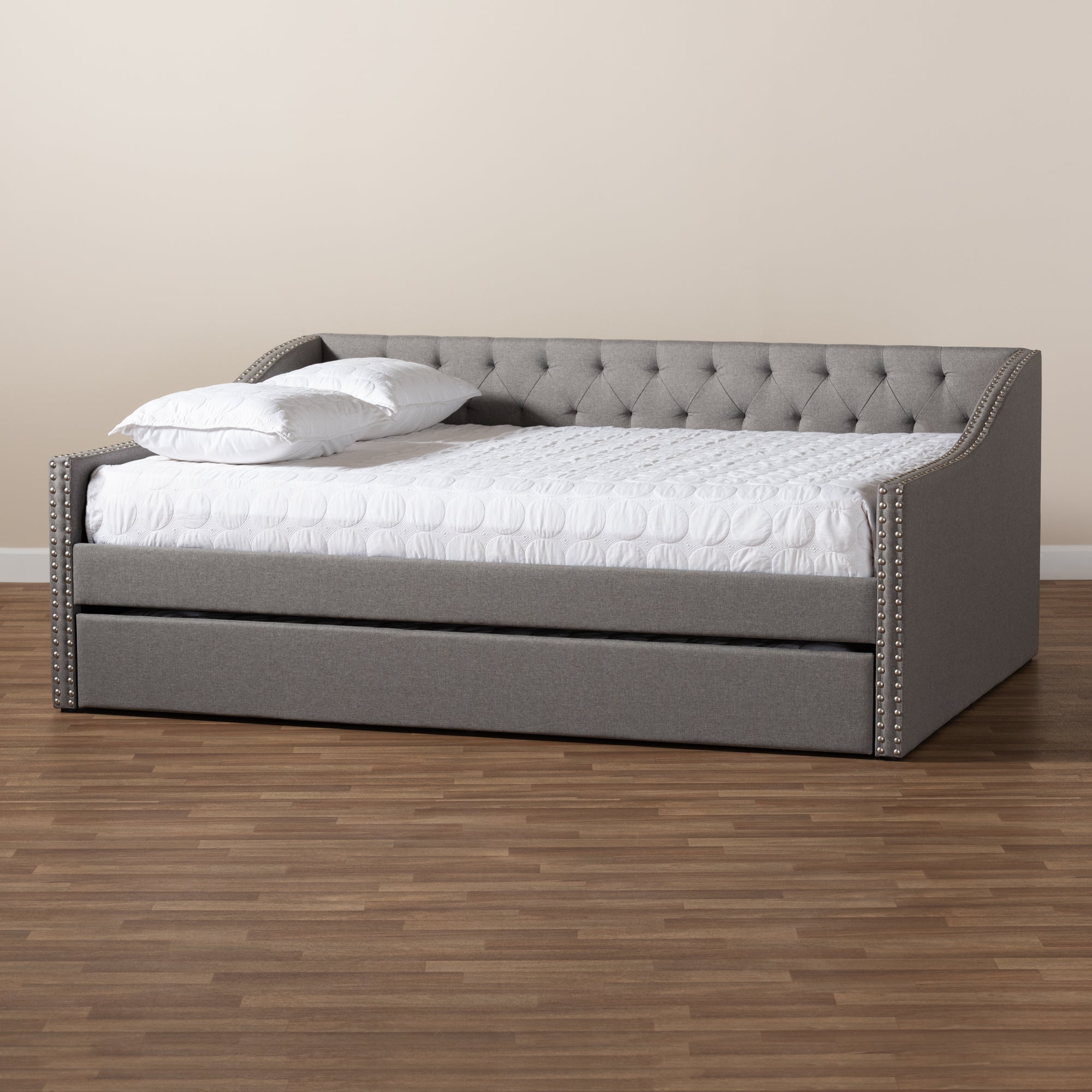 Haylie Modern and Contemporary Fabric Upholstered Daybed