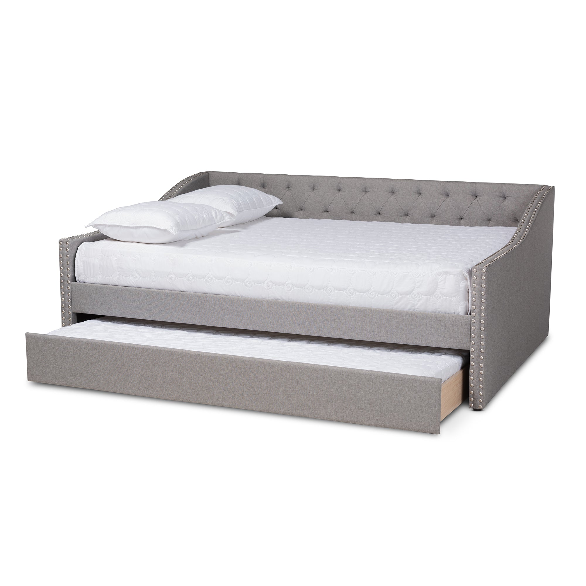 Haylie Modern and Contemporary Fabric Upholstered Daybed
