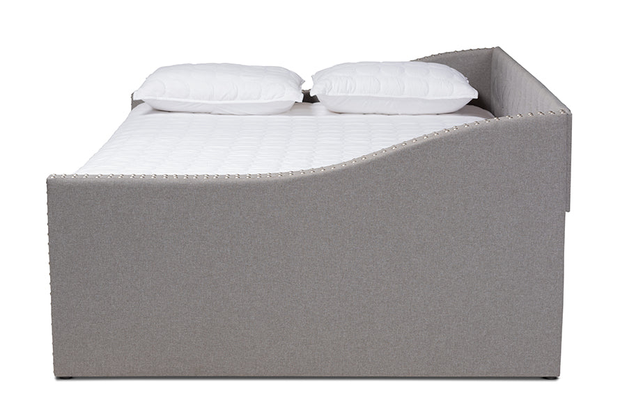 Haylie Modern and Contemporary Fabric Upholstered Daybed