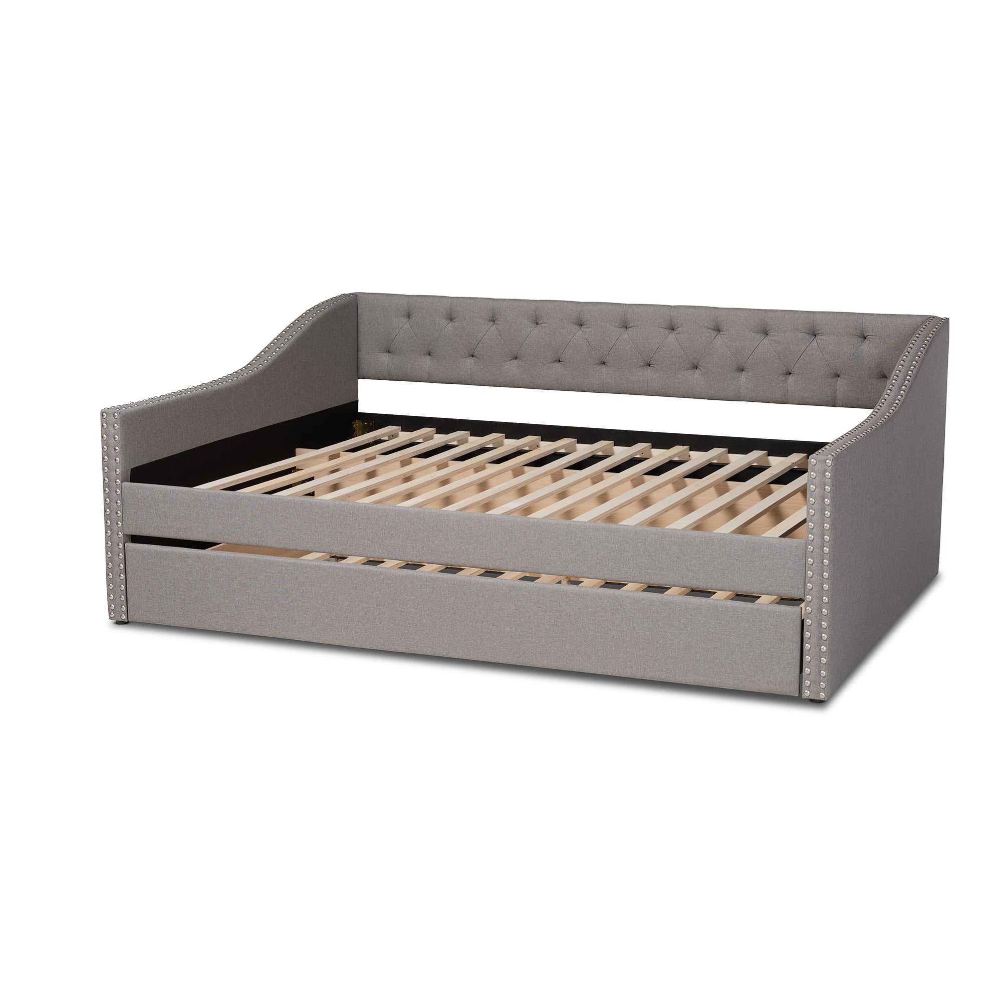 Haylie Modern and Contemporary Fabric Upholstered Daybed