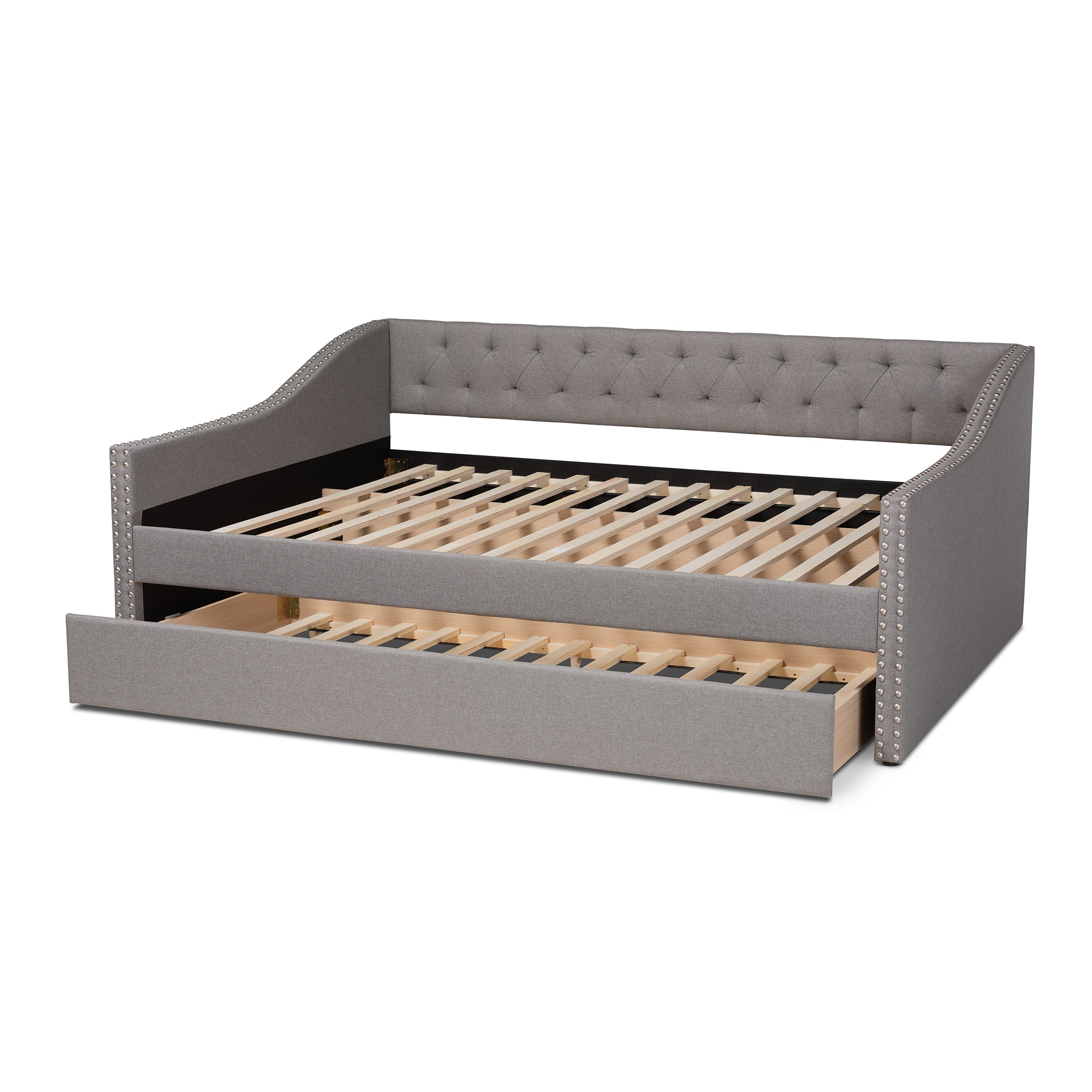 Haylie Modern and Contemporary Fabric Upholstered Daybed