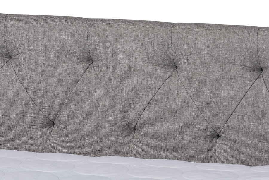 Haylie Modern and Contemporary Fabric Upholstered Daybed