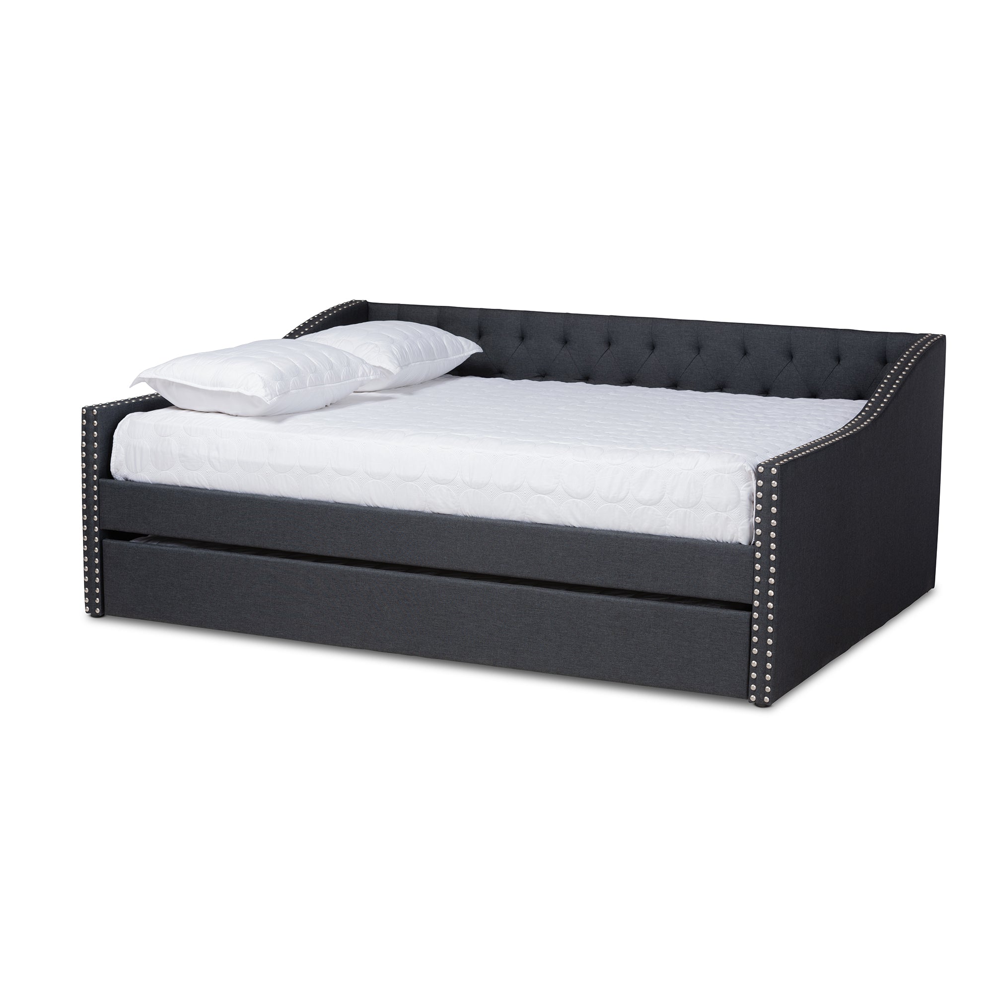 Haylie Modern and Contemporary Fabric Upholstered Daybed